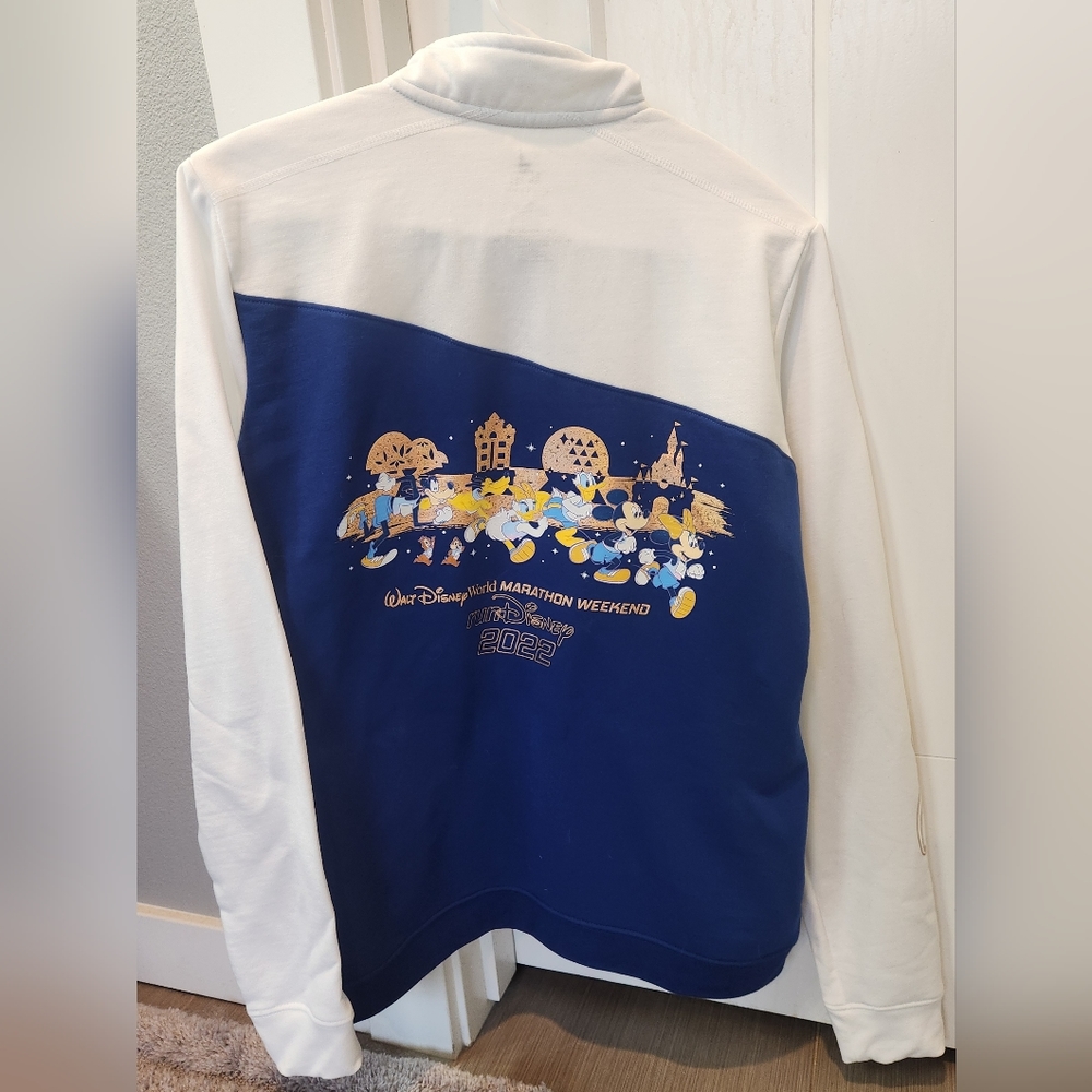 2022 Disney World RunDisney Marathon Weekend Full Zip Track Jacket Womens Large
